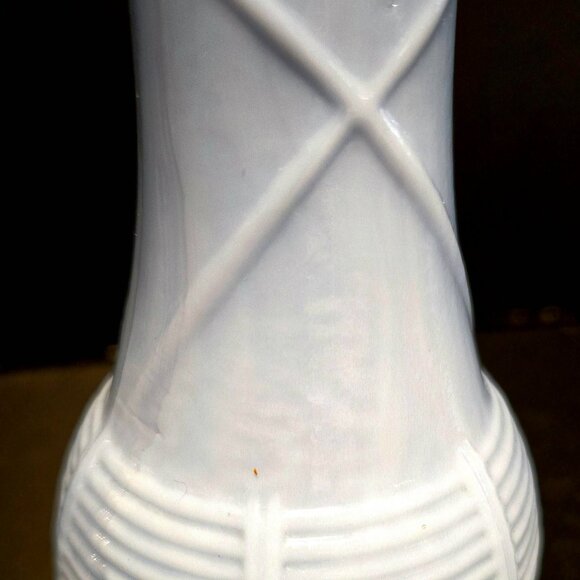 Jeanette Delphite Blue Glass Salt and Pepper Shakers for Euclid Coffee Co. - Picture 5 of 7